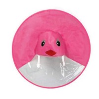 Cute Raincoat Kids Vanvler Children [ UFO Umbrella ] Baby Rain Coat Hat Magical Hands Free (L  Hot Pink) - B07FXLQ8S4